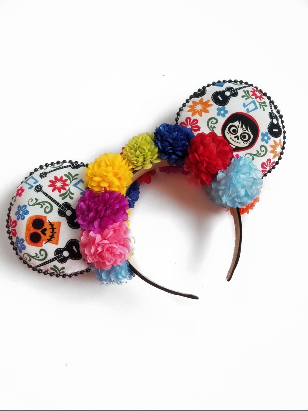 Coco  Floral Mouse Ears Headband - Multicolor